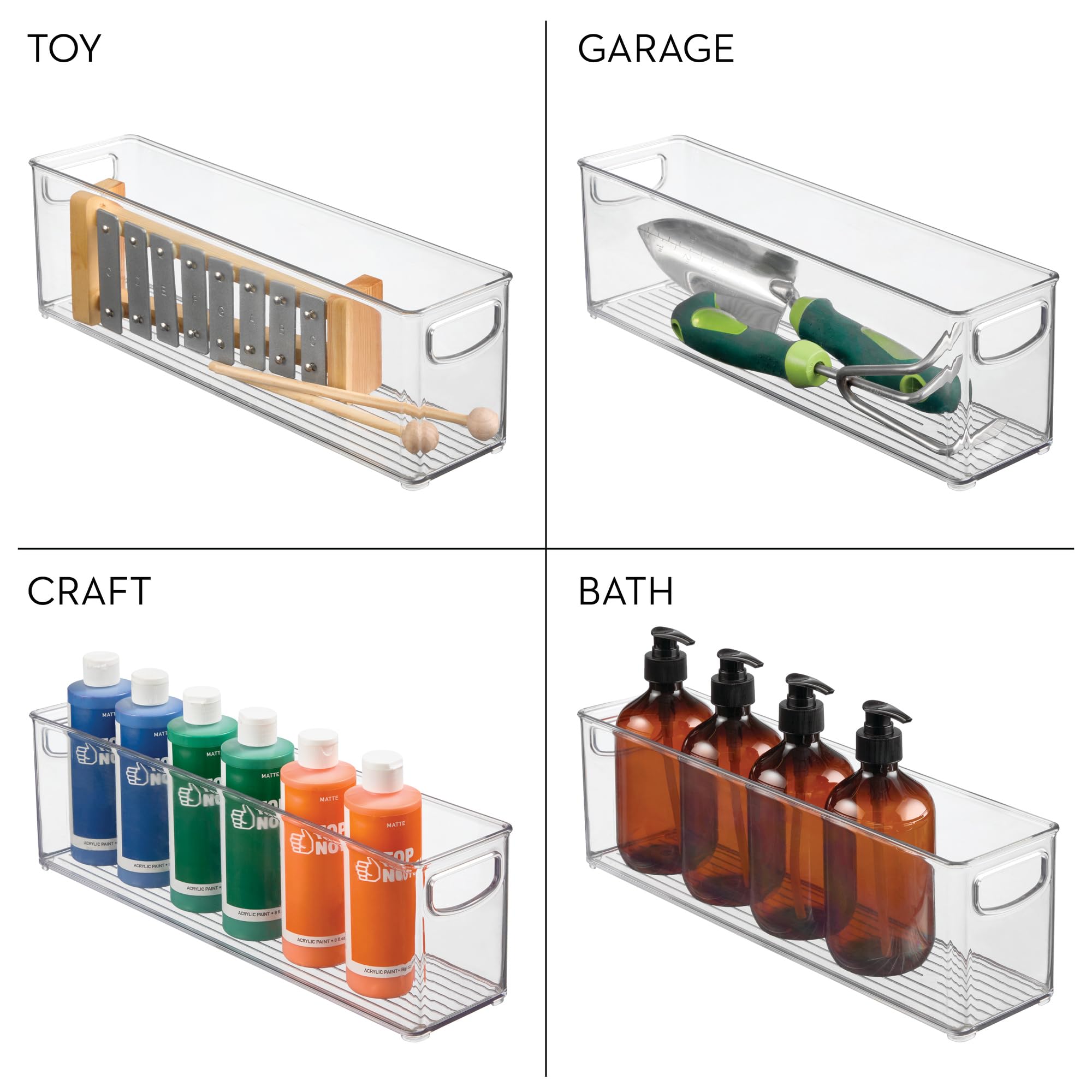 iDesign bacs dans frigo organisés réduisant le gaspillage alimentaire