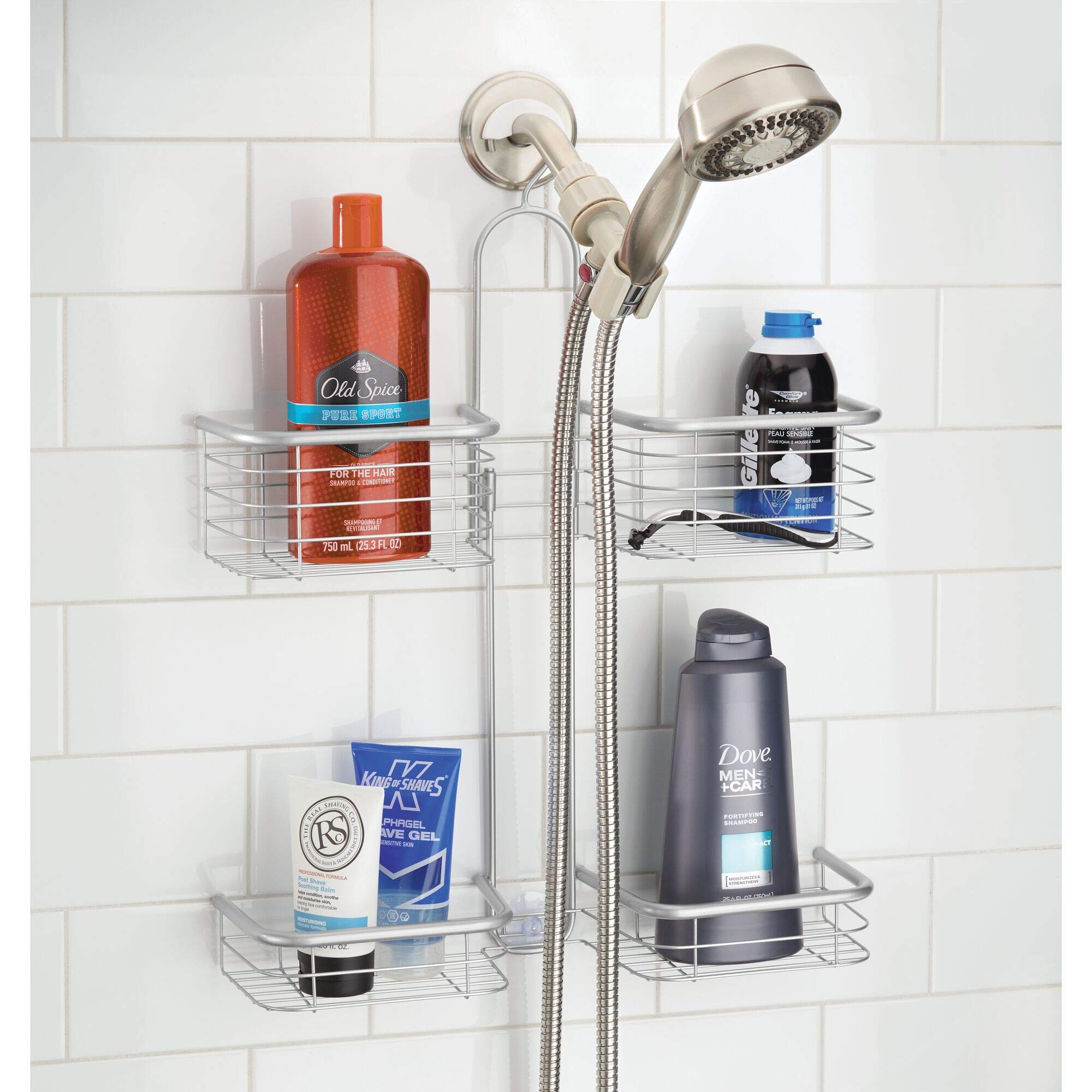 iDesign Forma XL en situation douche, accès facile aux produits