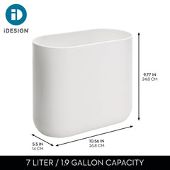 iDesign poubelle Cade installée sous évier, rangement discret et accessible