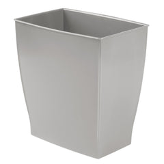 iDesign poubelle rectangulaire vue de face, gain de place visible
