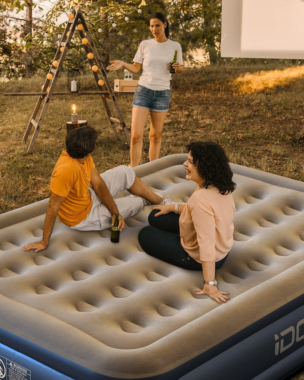 iDOO matelas installé en chambre illustrant usage quotidien confortable