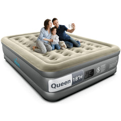 iDOO matelas gonflable face avant montrant confort et simplicité