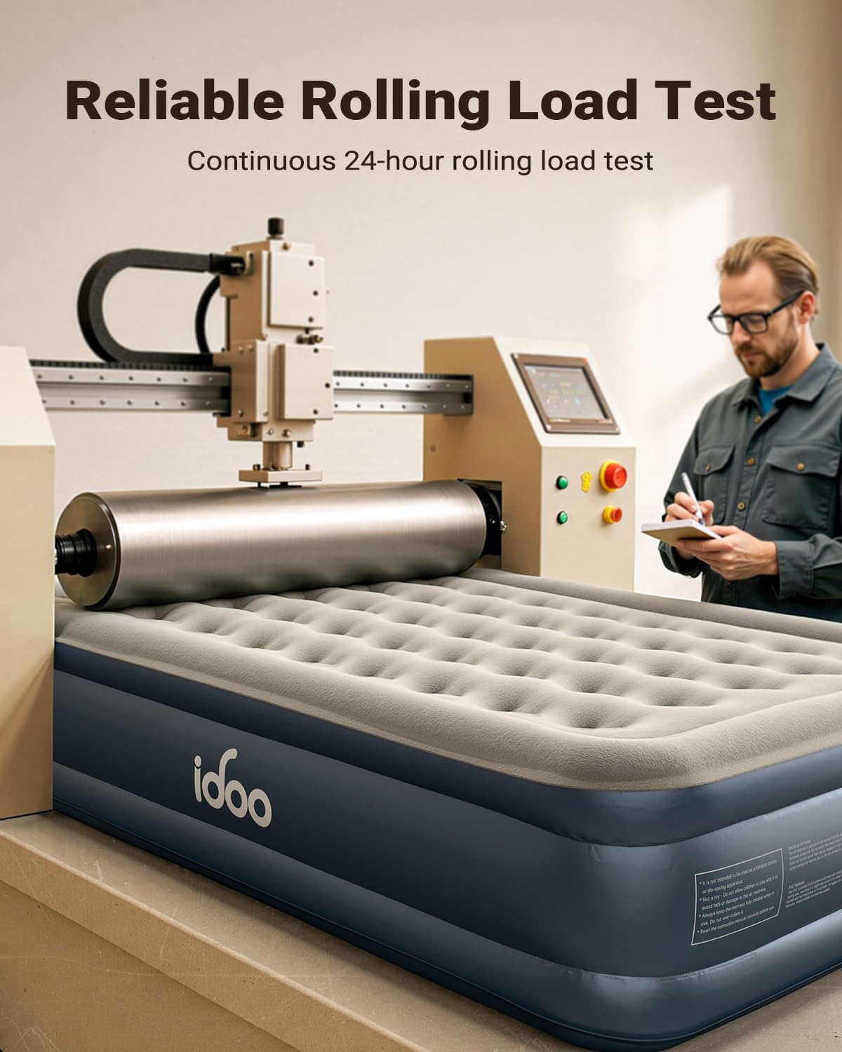 iDOO kit de réparation posé près du matelas pour réparations rapides