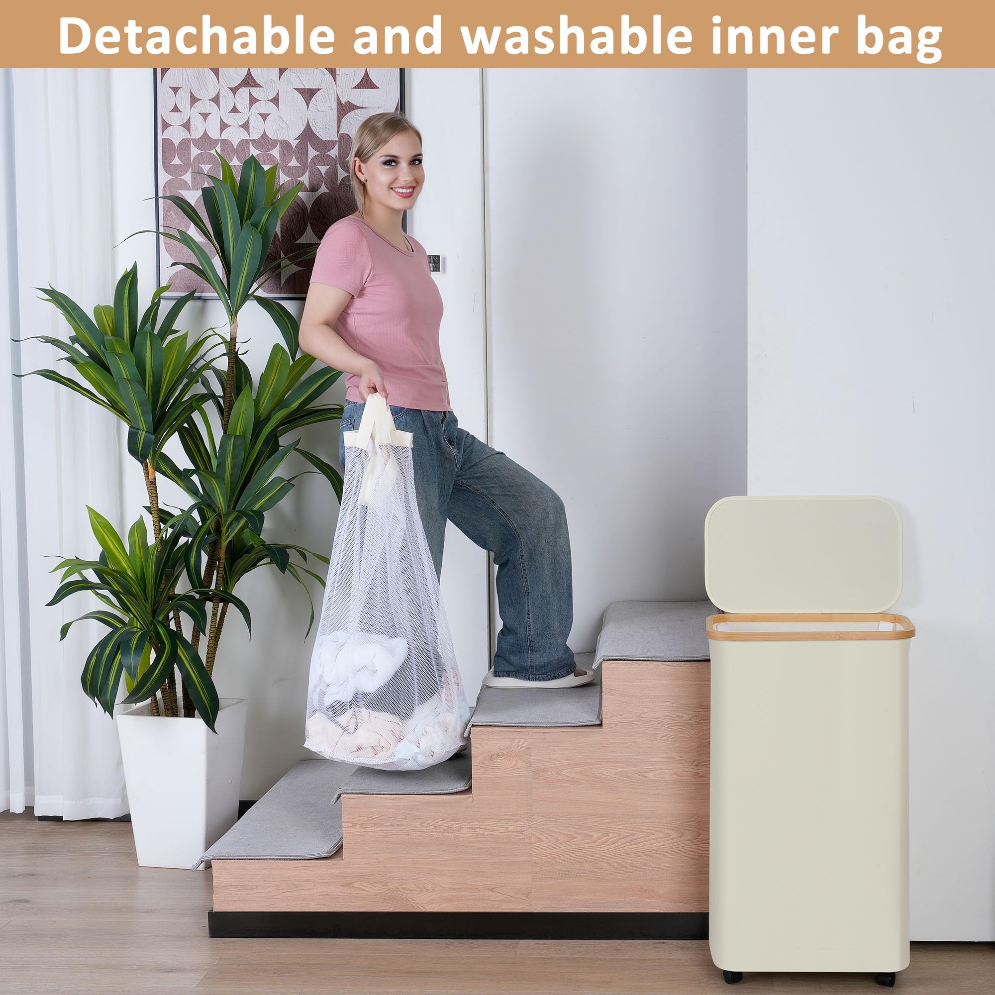 iEGrow panier plié sous le lit gain de place pour petits espaces