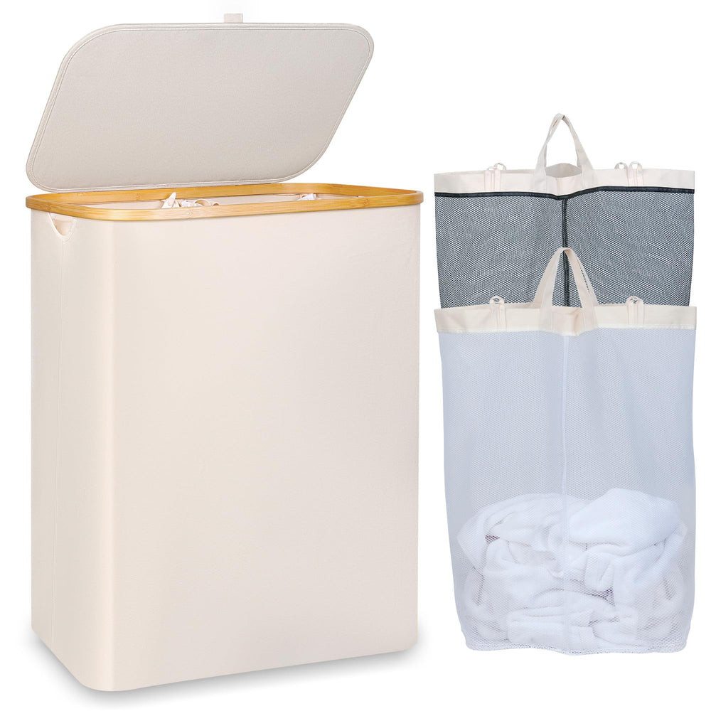 iEGrow panier face avant beige montrant capacité et design pratique