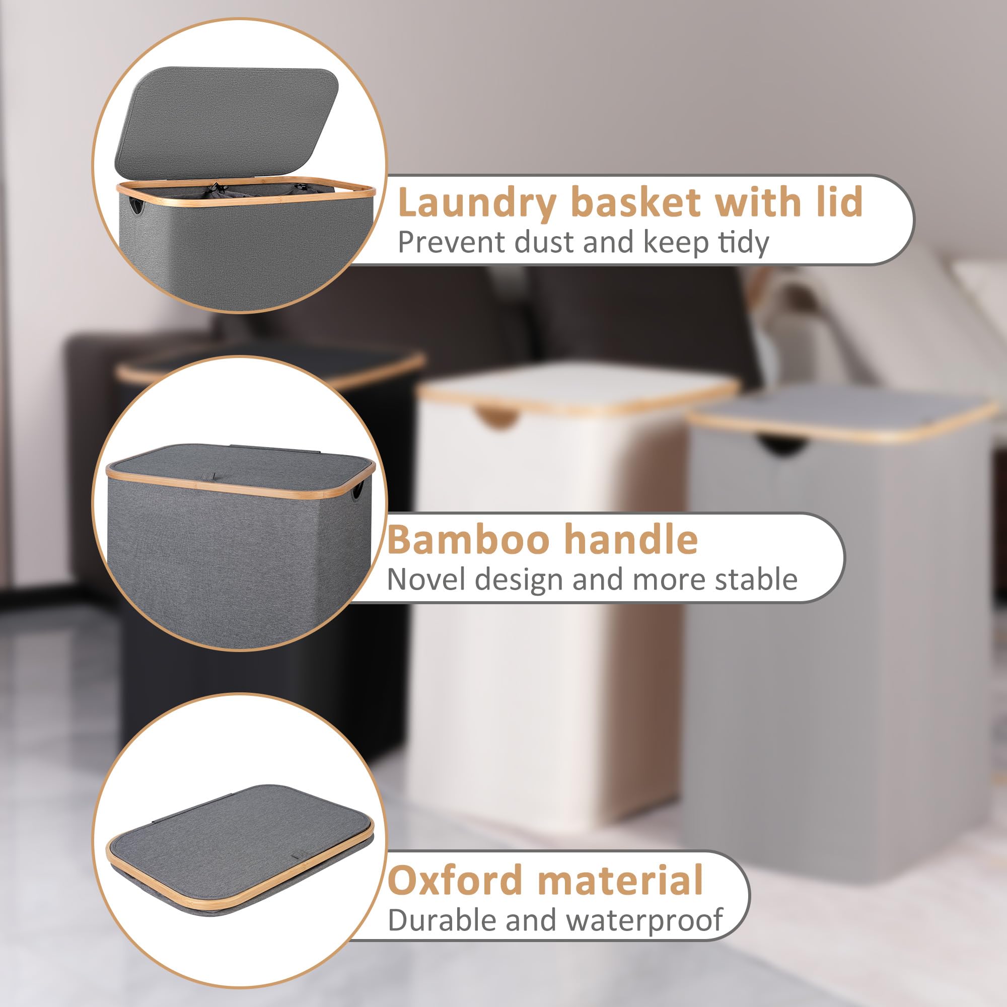 iEGrow panier plié rangement compact gain de place