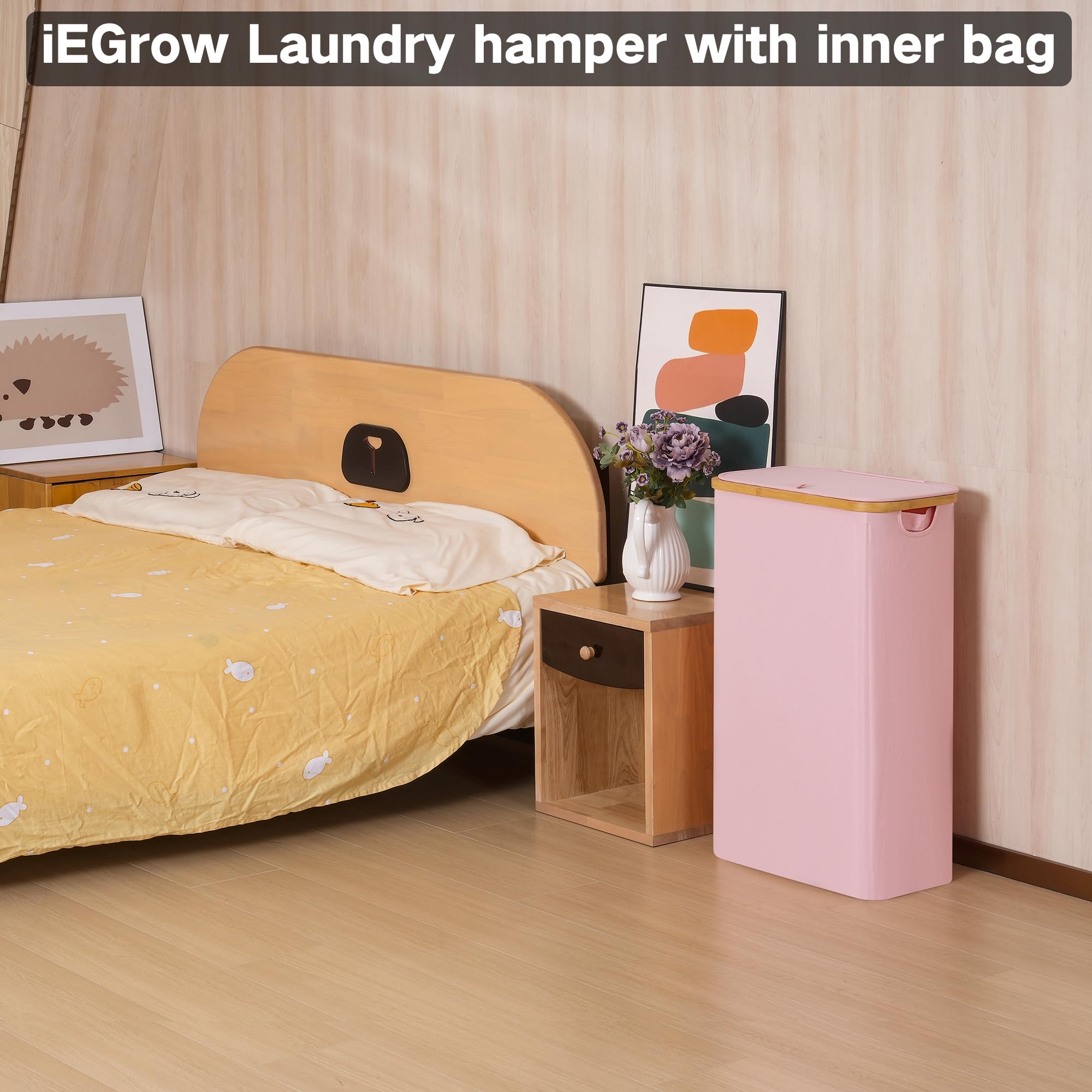 iEGrow sac intérieur amovible en maille lavable pour lessive