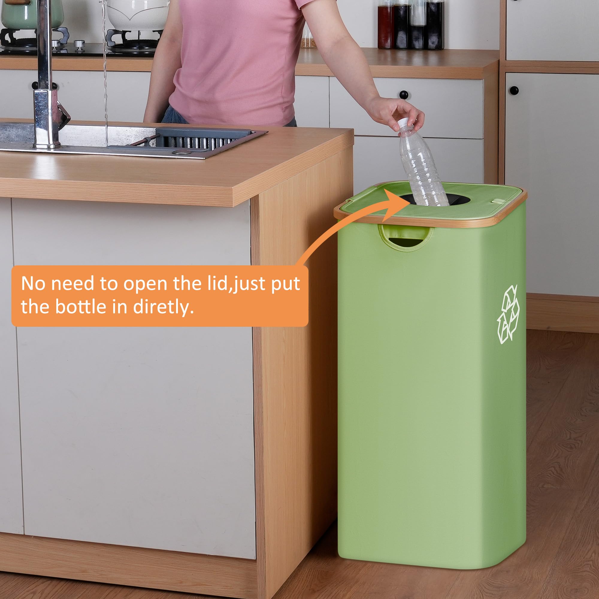 iEGrow couvercle fermé maintenant recyclables à l'abri et discrets