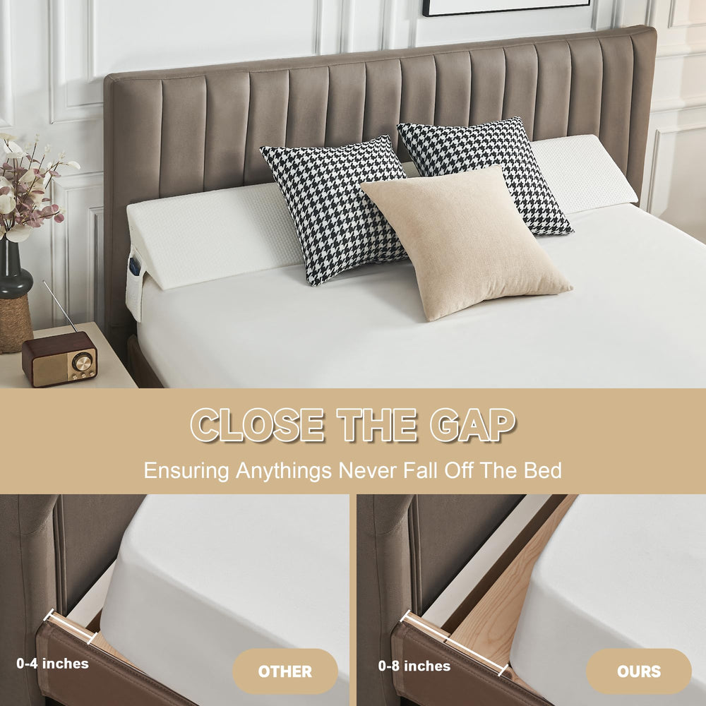 IFNOW cale-lit installé sur un lit King Size, maintien ergonomique