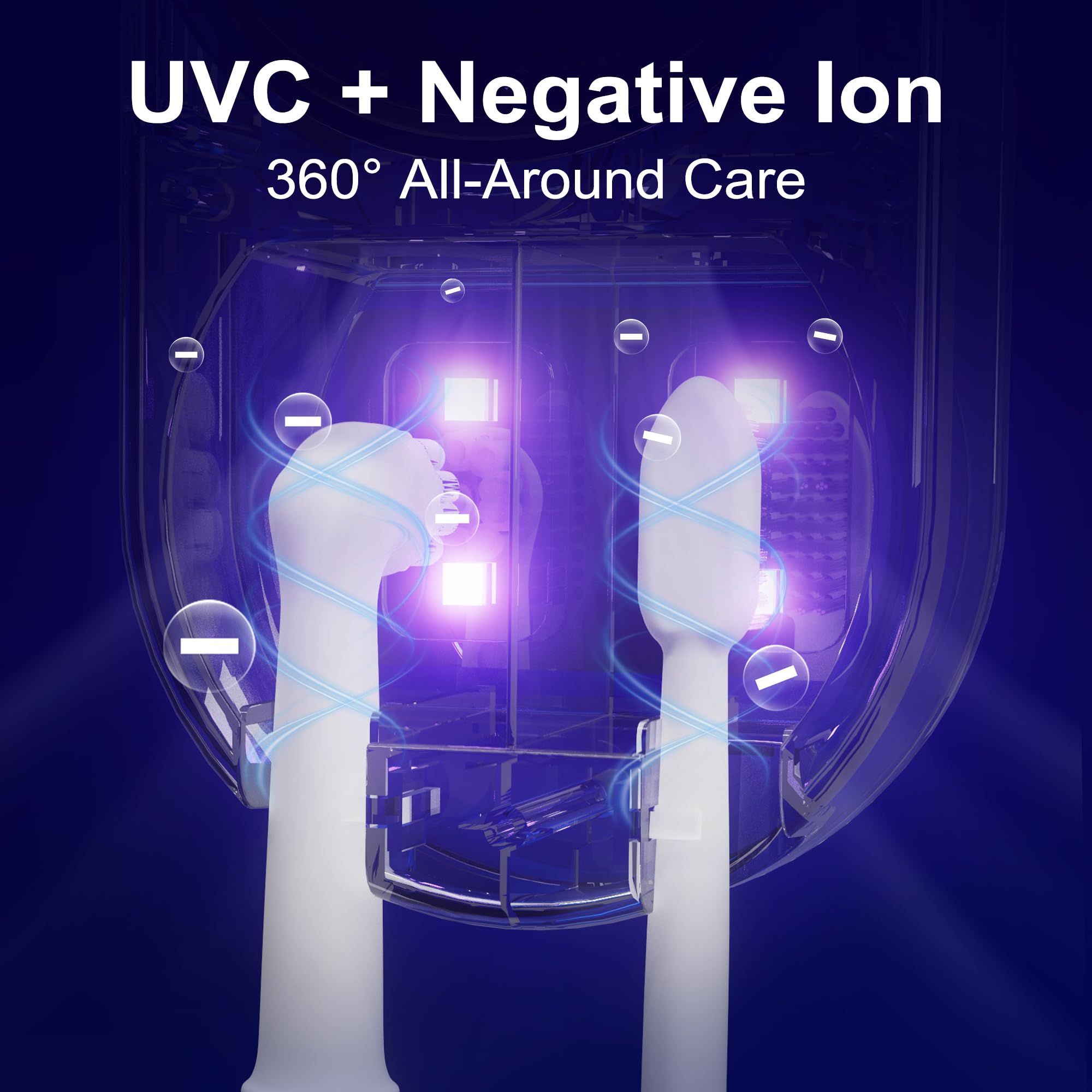 iHave gros plan sur la lampe UVC illustrant désinfection complète et sécurité