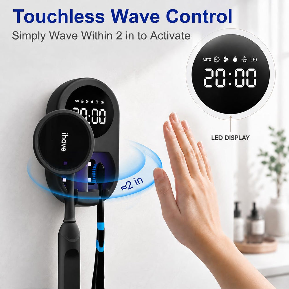 iHave profil compact installé près d'un miroir pour faible encombrement