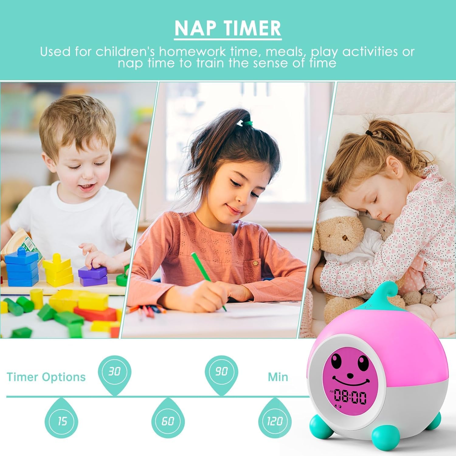 iHoo chambre enfant mise en situation illustrant routine coucher apaisée