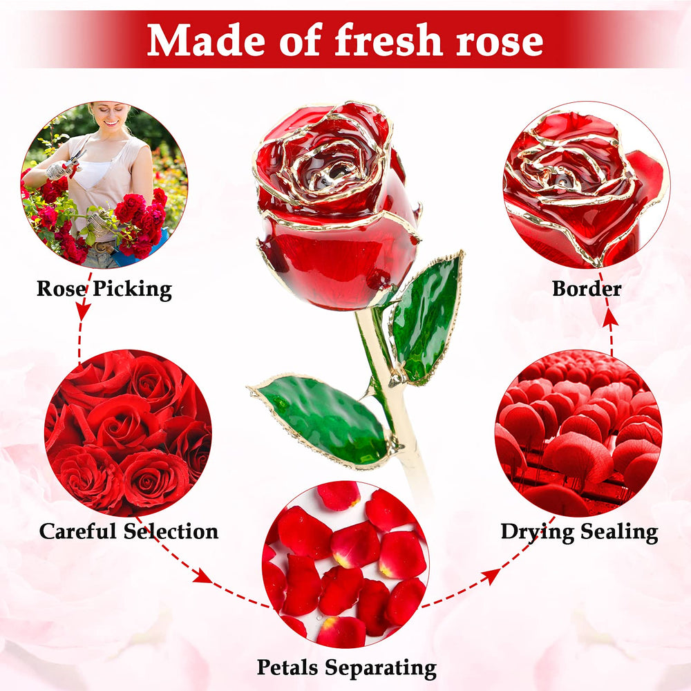 ihoomee rose dorée posée sur meuble, embellit salon ou chambre