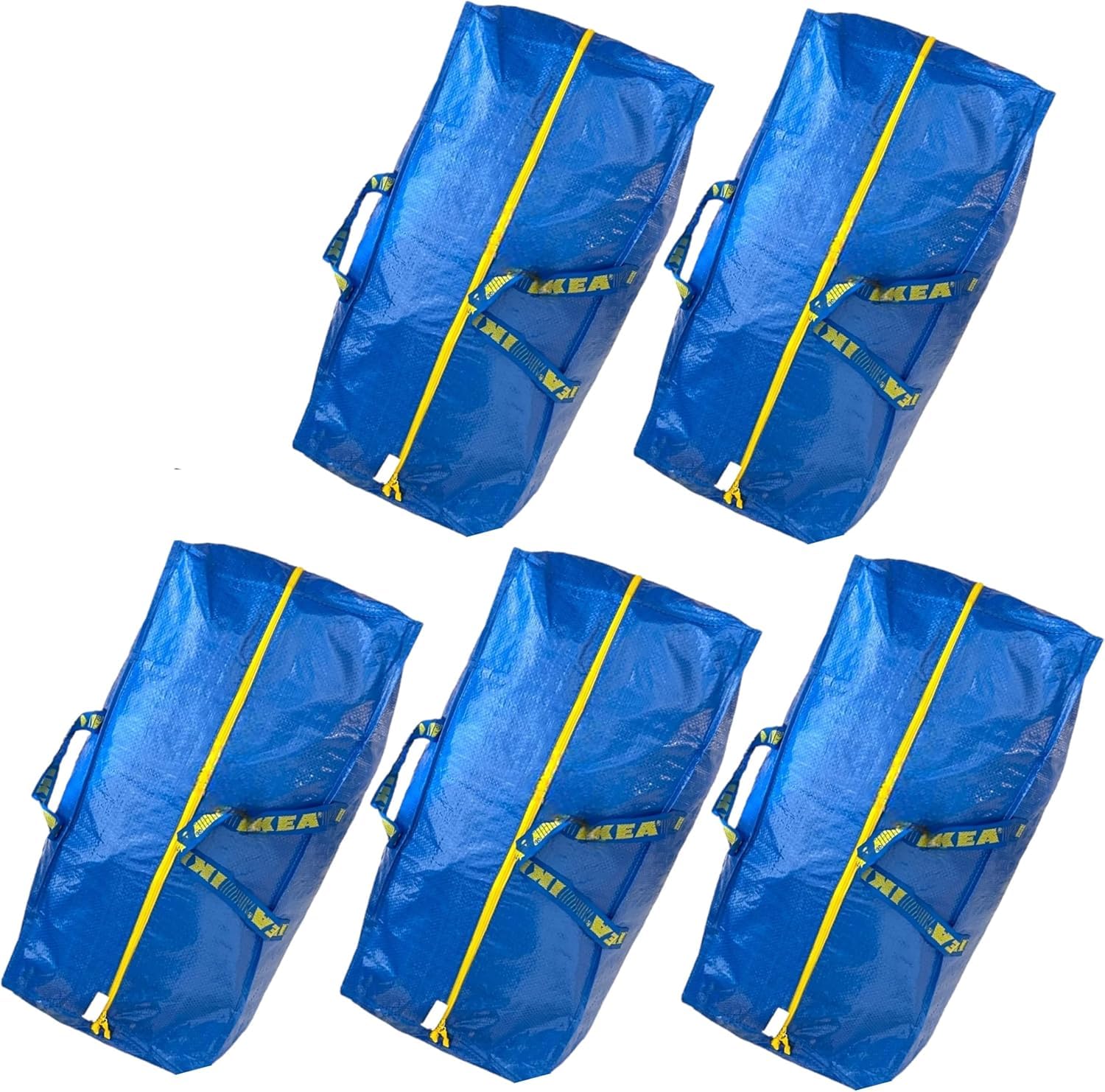 IKEA Frakta sac bleu grand format pour stockage facile et transport sécurisé