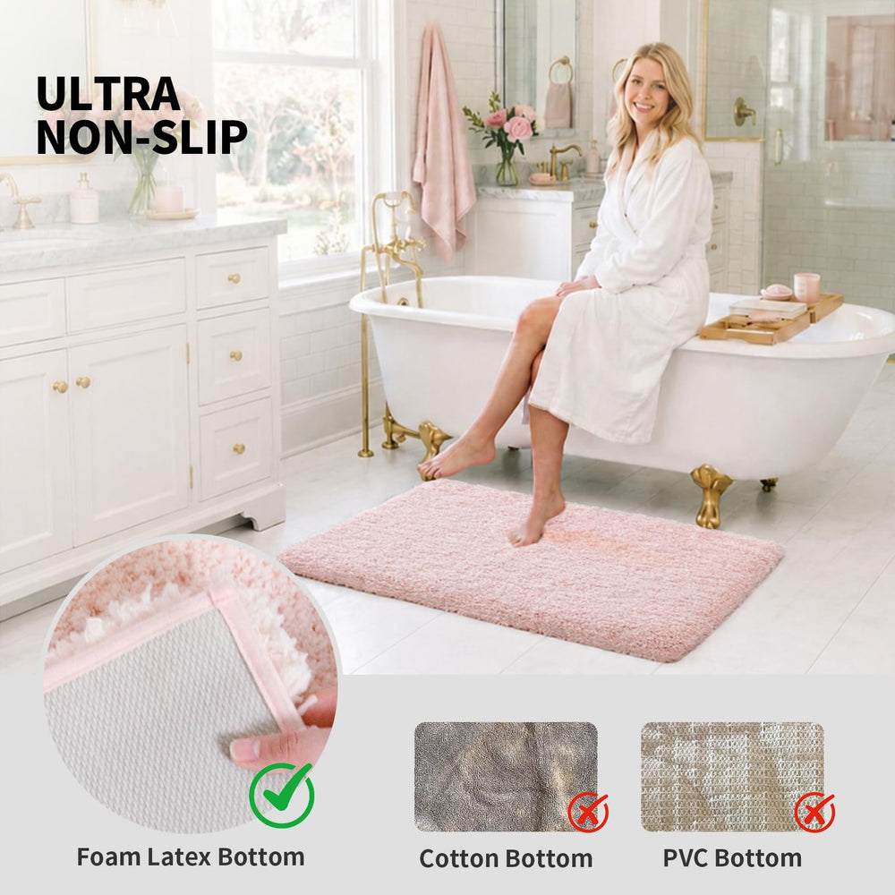 ILANGO tapis placé en salle de bain montrant protection sol
