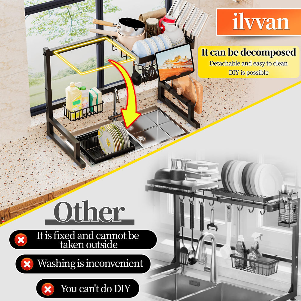 ilvvan support assiettes et verres sécurise le séchage