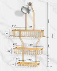 Schéma coté du rangement de douche MSAICOE