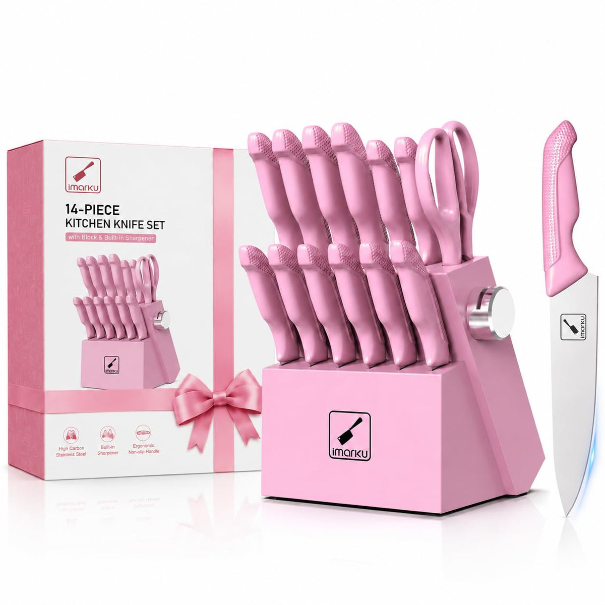 imarku coffret 14 pièces vue avant, rangement ordonné et gain de place