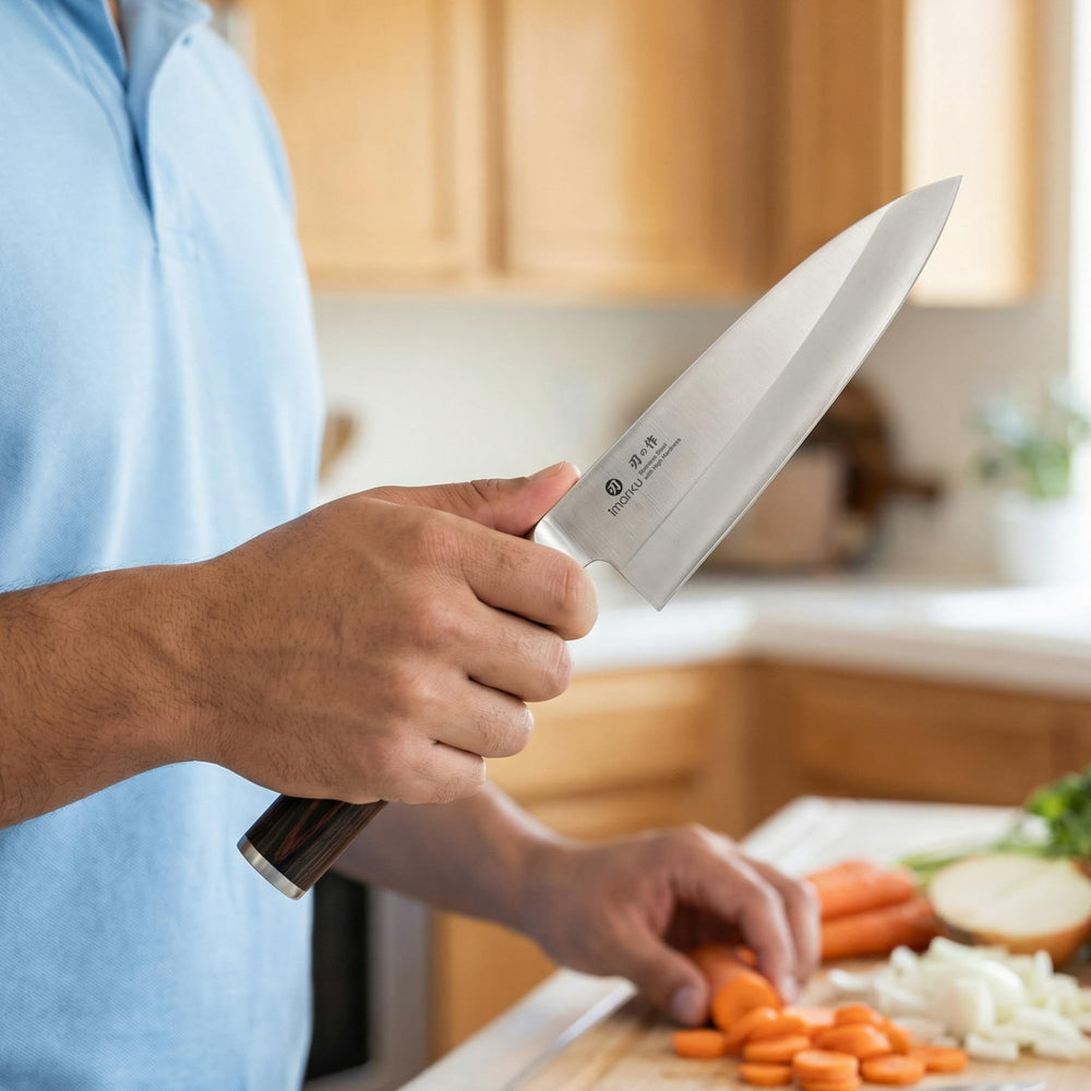imarku préparation de sashimi démontrant coupes régulières et présentation