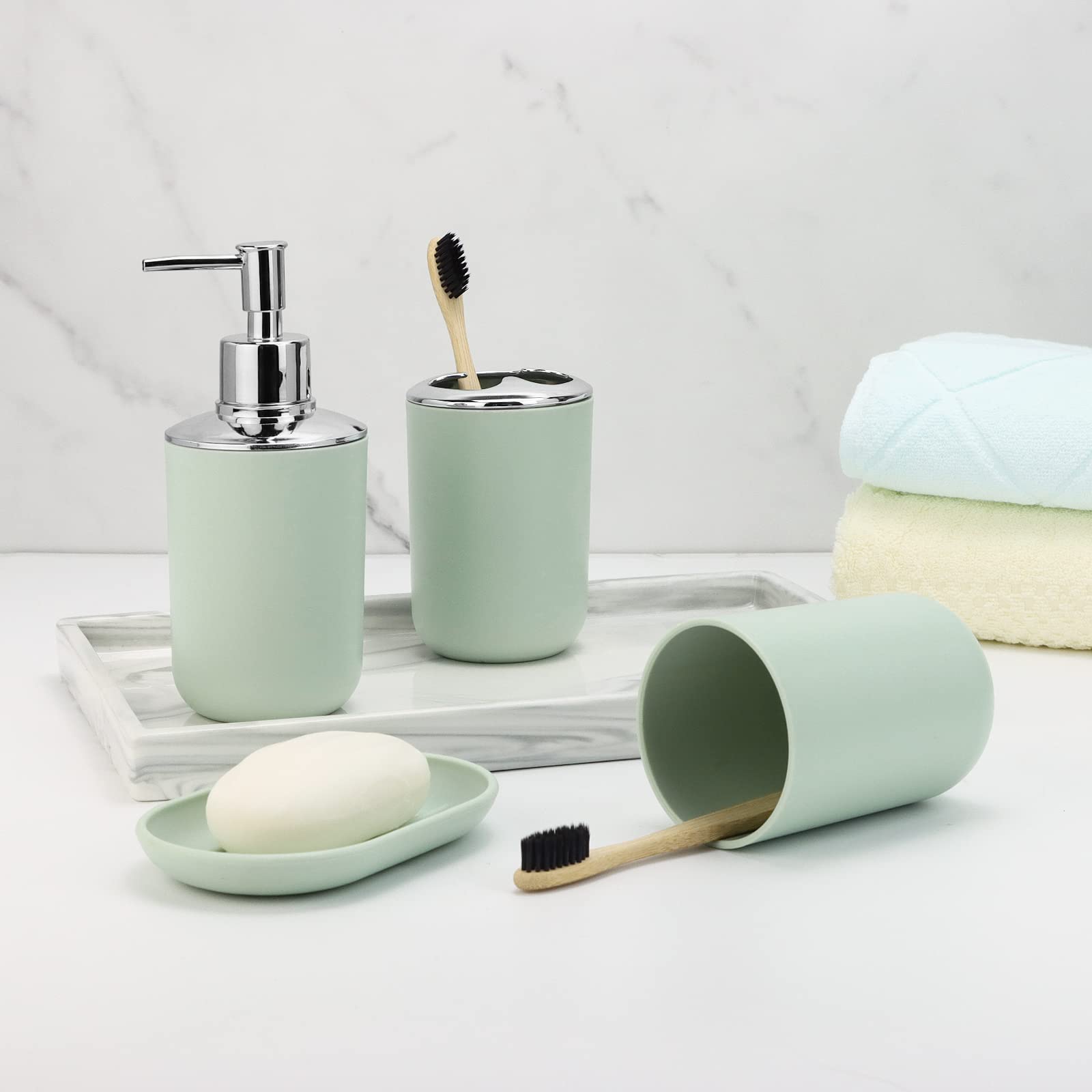 IMAVO plateau organisé avec produits illustrant rangement et esthétique