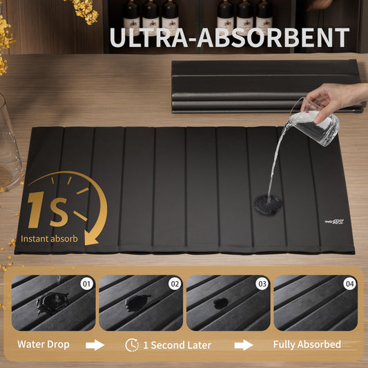 imgrose gros plan surface microporeuse montrant absorption rapide
