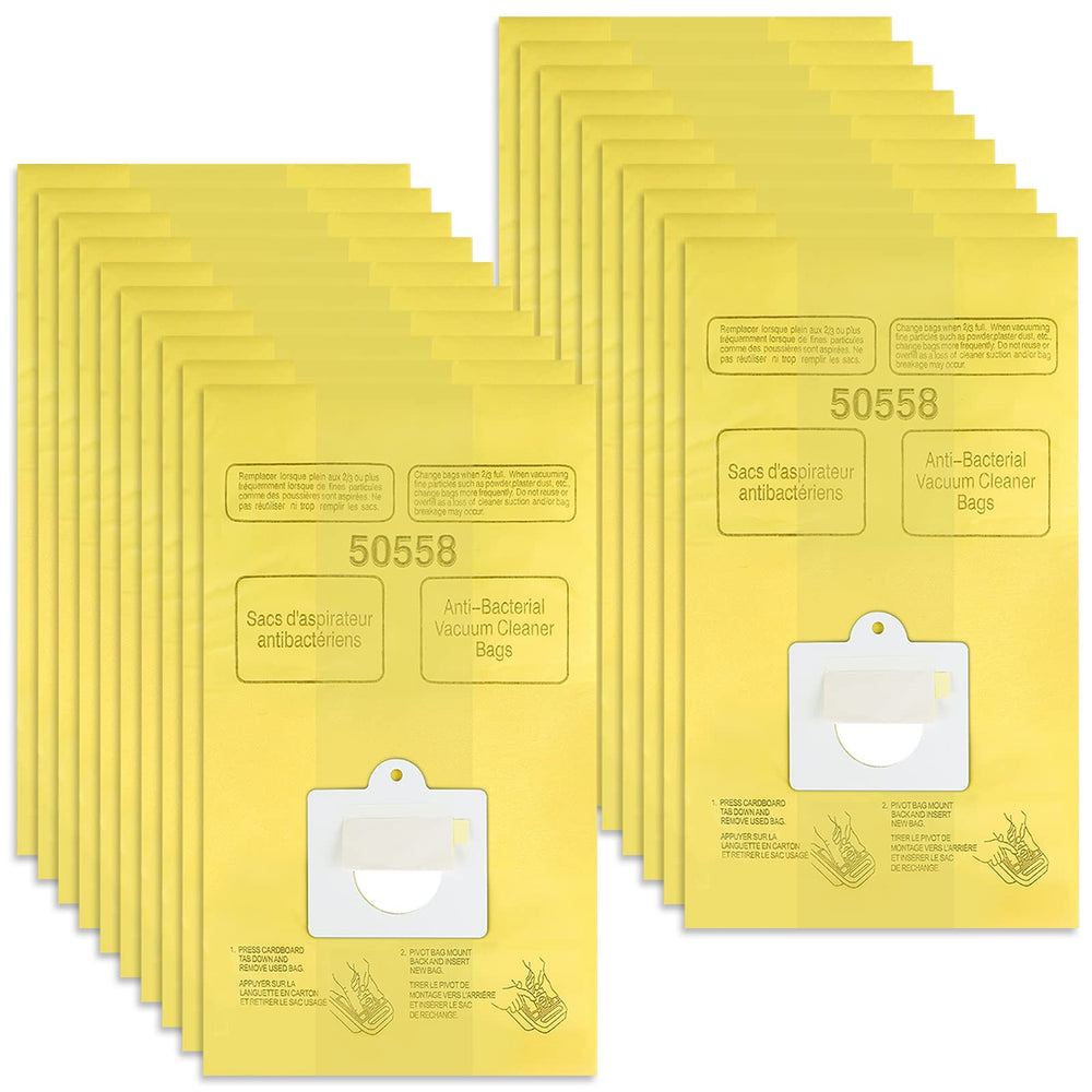 Improvedhand emballage avant montrant le lot de 20 sacs pour remplacement pratique