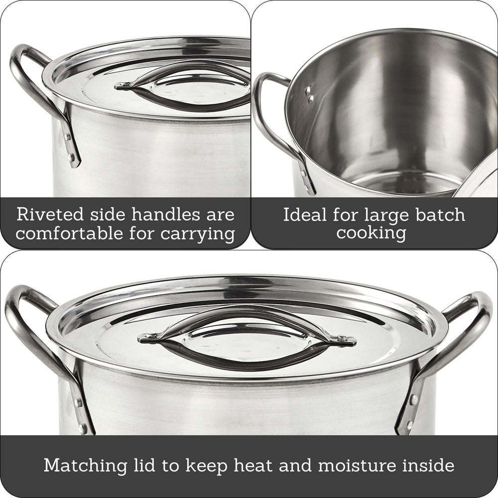 IMUSA couvercle ajusté en inox conservant chaleur et humidité