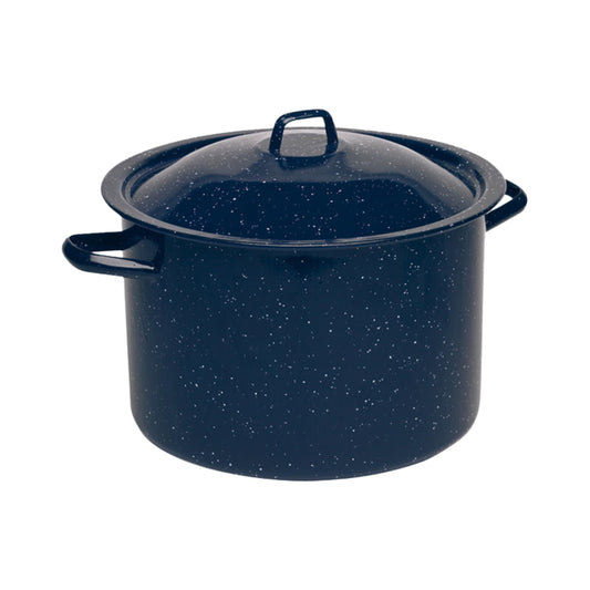 Imusa marmite émaillée face visible, design bleu durable et capacité