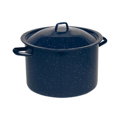 Imusa marmite émaillée face visible, design bleu durable et capacité