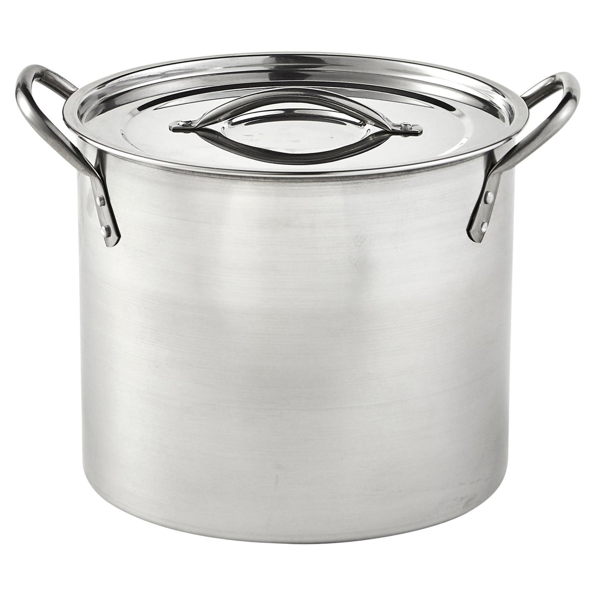 IMUSA marmite face avant 20 Qt montrant capacité et finition inox