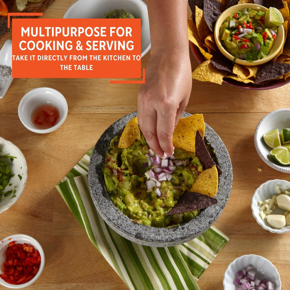 Imusa molcajete extérieur poli élégant apportant esthétique à la cuisine
