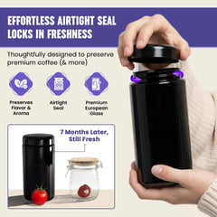 Infinity Jars gros plan verre UV montrant protection contre la lumière
