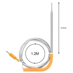 Inkbird câble de 119 cm posé à l'échelle pour visualiser longueur utile