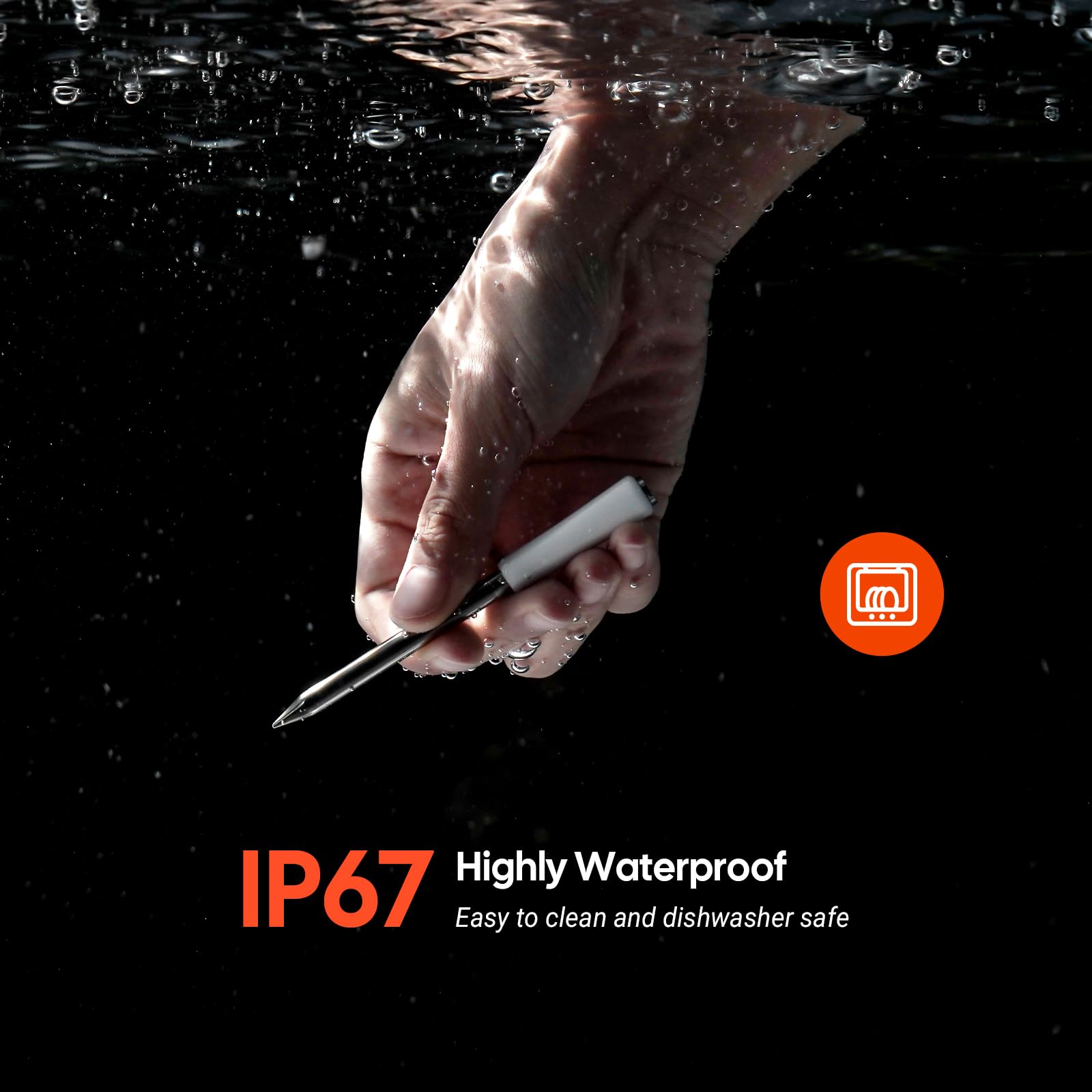 Inkbird application mobile affichant portée Bluetooth étendue et alertes