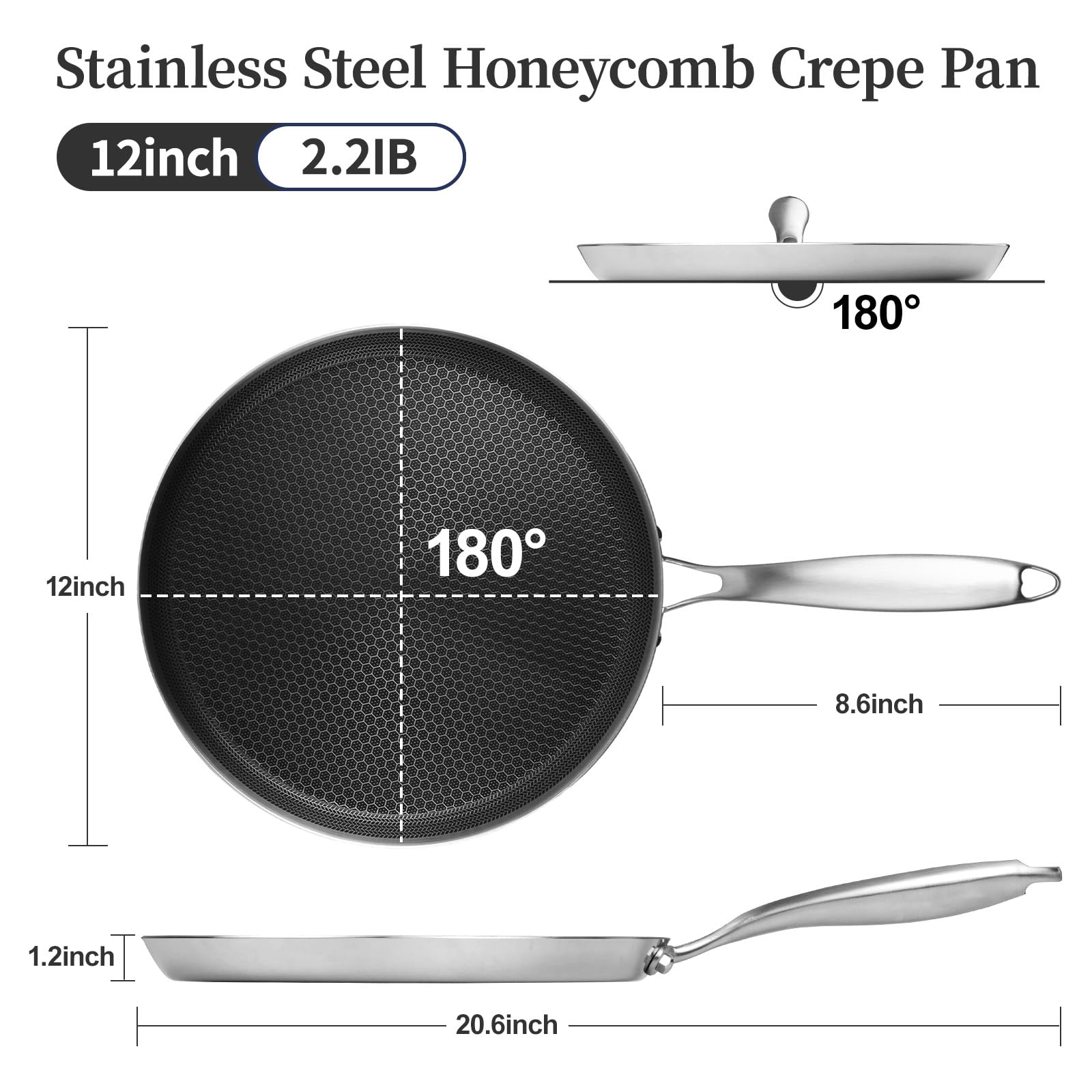 Innerwell comparaison taille sur assiette pour visualiser le diamètre 12 pouces