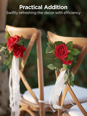 InnoGear vue d'ensemble des 100 roses rouge foncé pour projets DIY