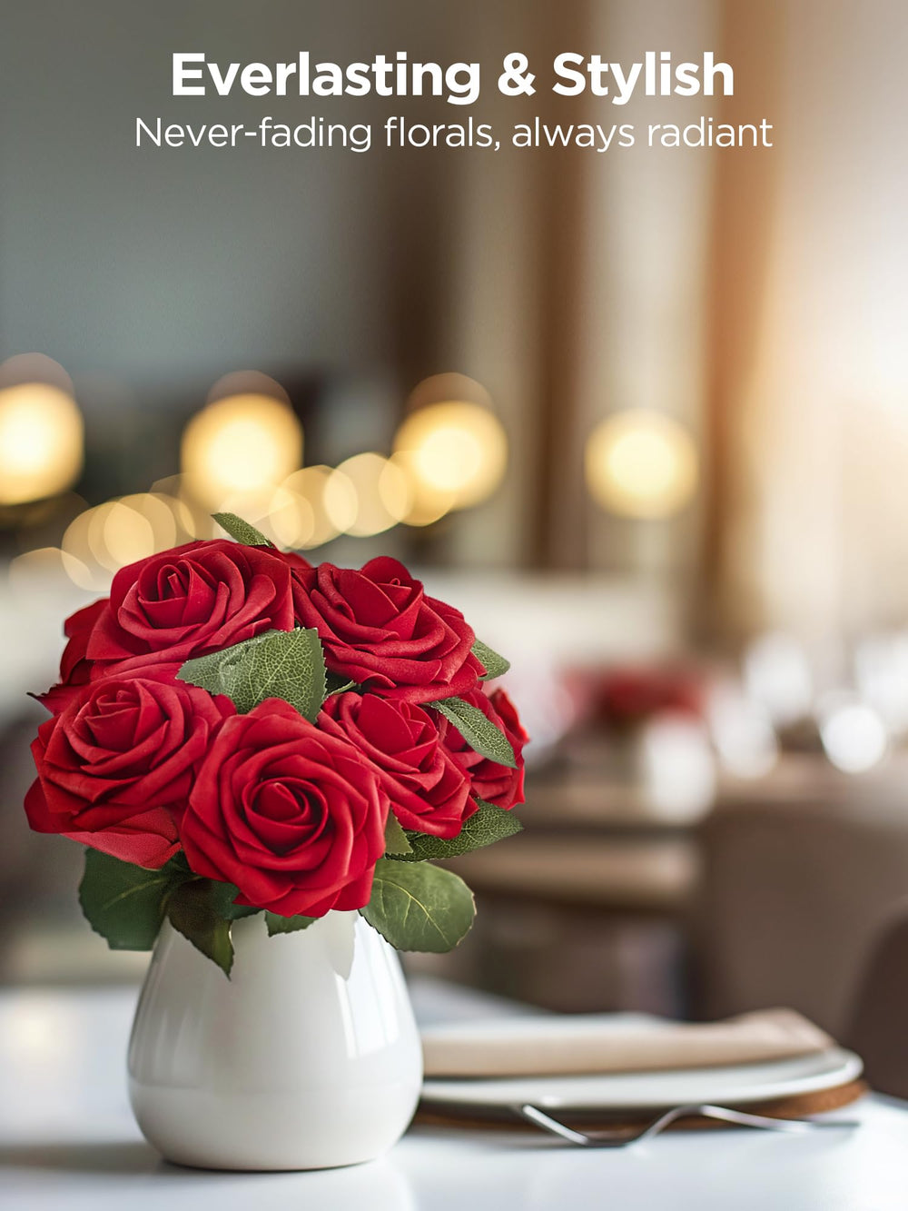 InnoGear rose intégrée dans un bouquet fini pour inspiration déco