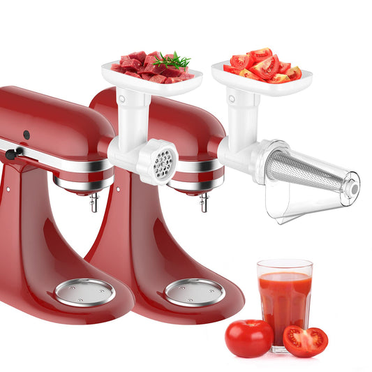 InnoMoon tamis fruits et légumes en place sur robot KitchenAid pour sauces lisses