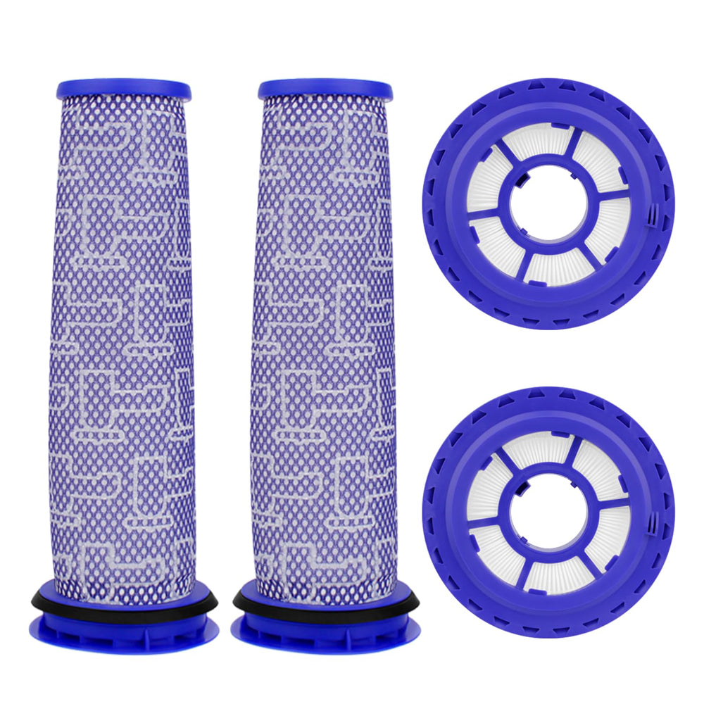Innovaty packaging avant montrant le lot de filtres compatible Dyson et garantie de performance