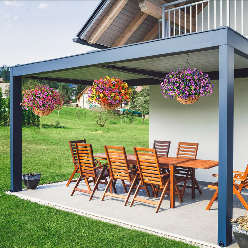 INQCMY mise en situation jardin égaye terrasse sans entretien