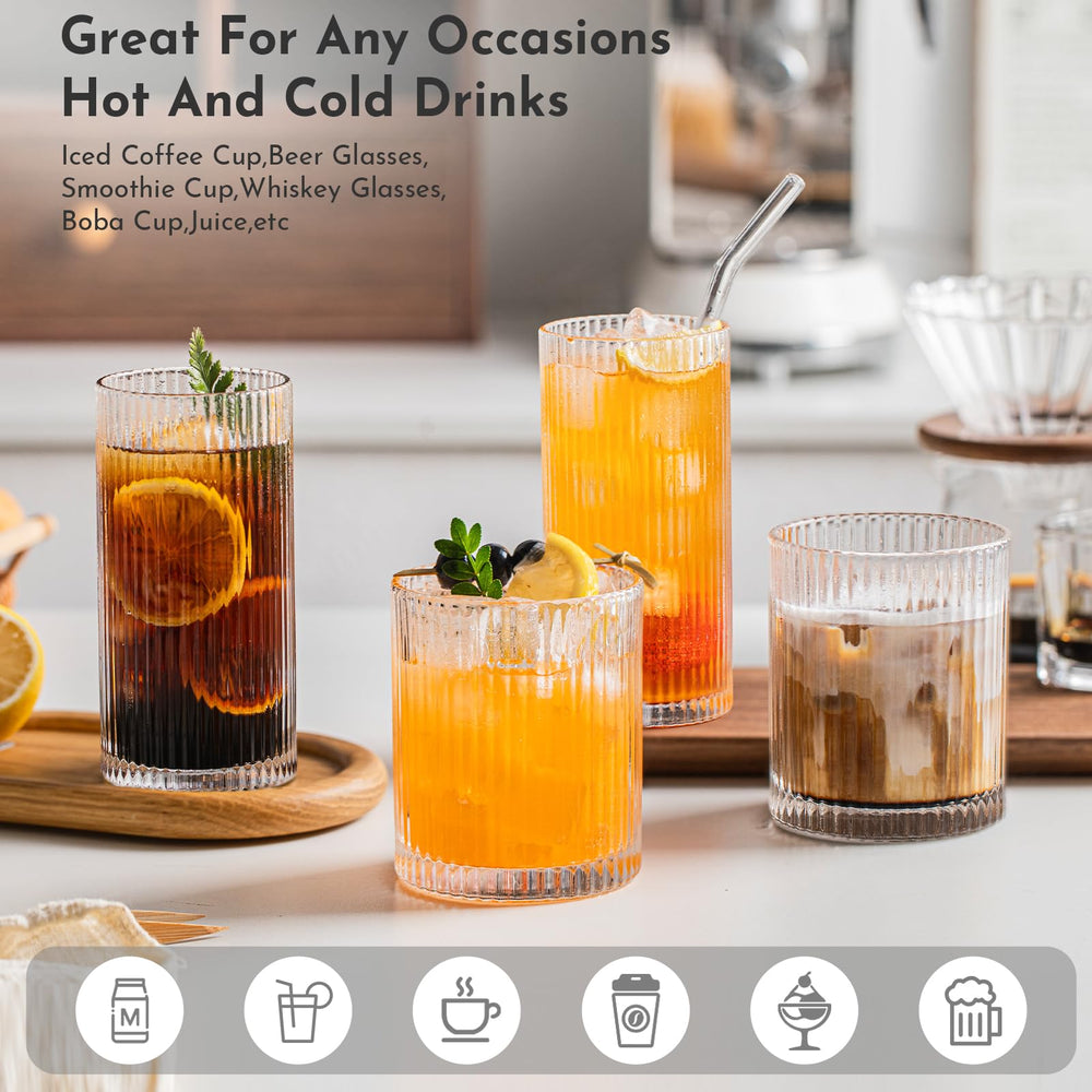 INSETLAN rocks 12 oz idéal pour whisky et cocktails courts