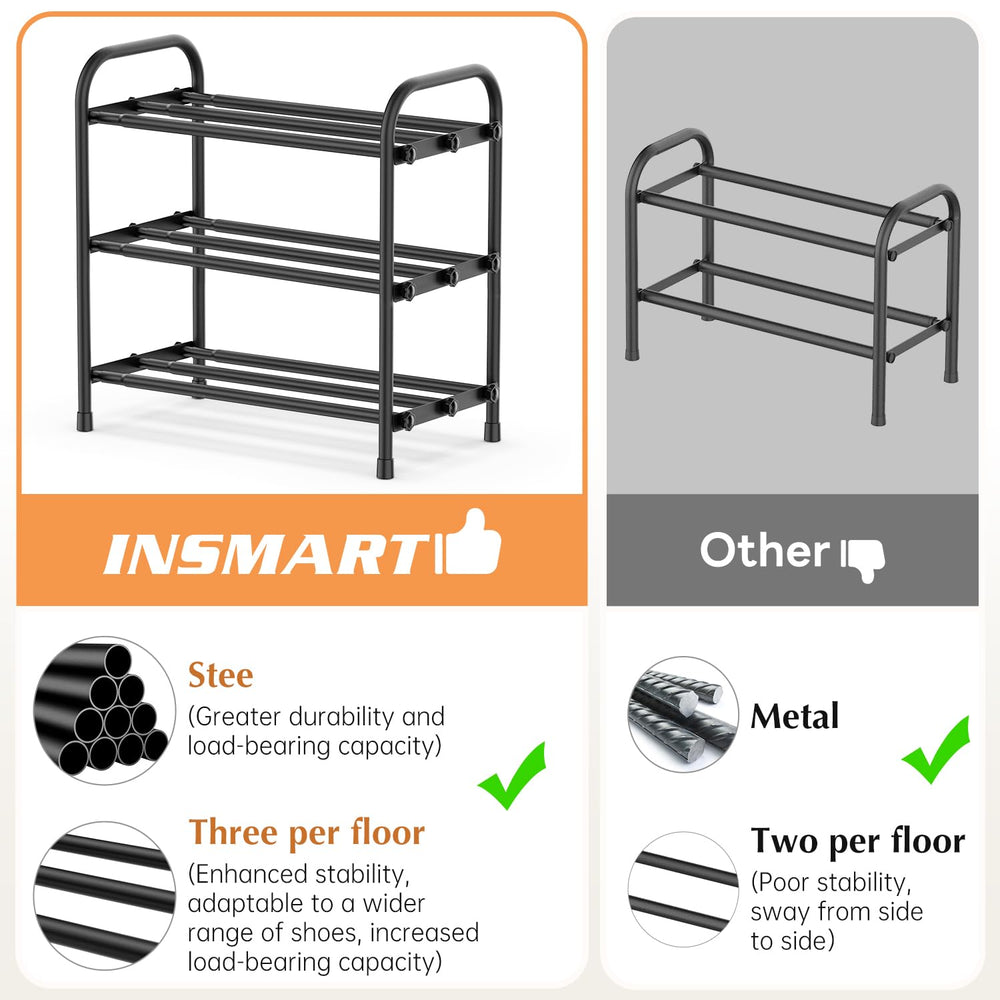 INSMART usage dans entrée avec chaussures rangées et accès facilité