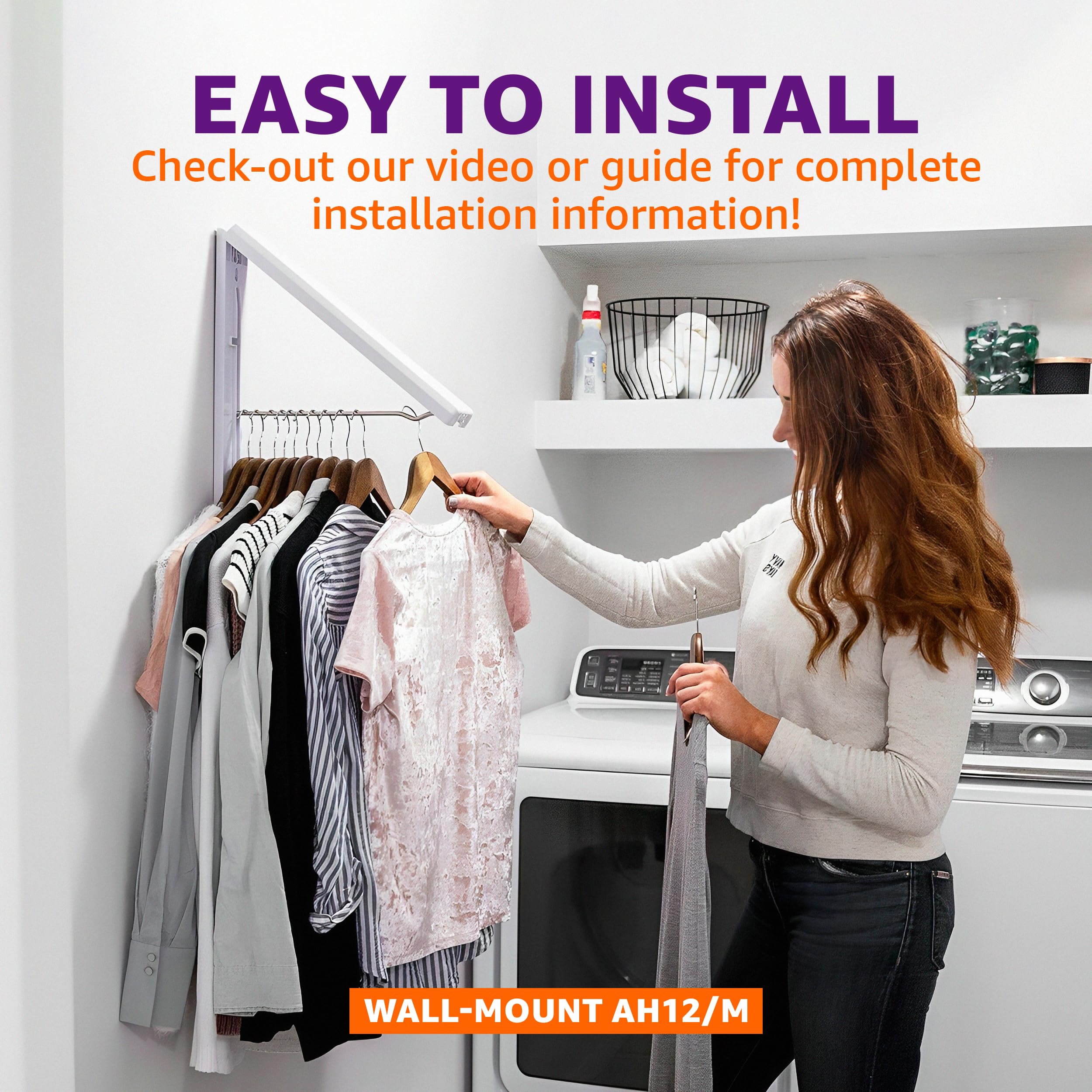 InstaHanger gabarit de perçage, vis et chevilles pour installation facile
