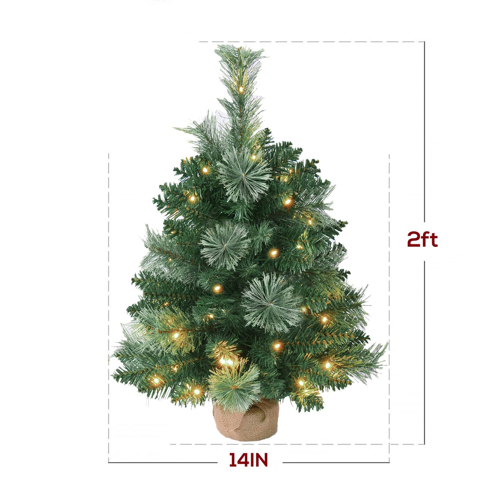 INSTREE CHRISTMAS sapin décoré DIY, supporte ornements légers et personnalisés