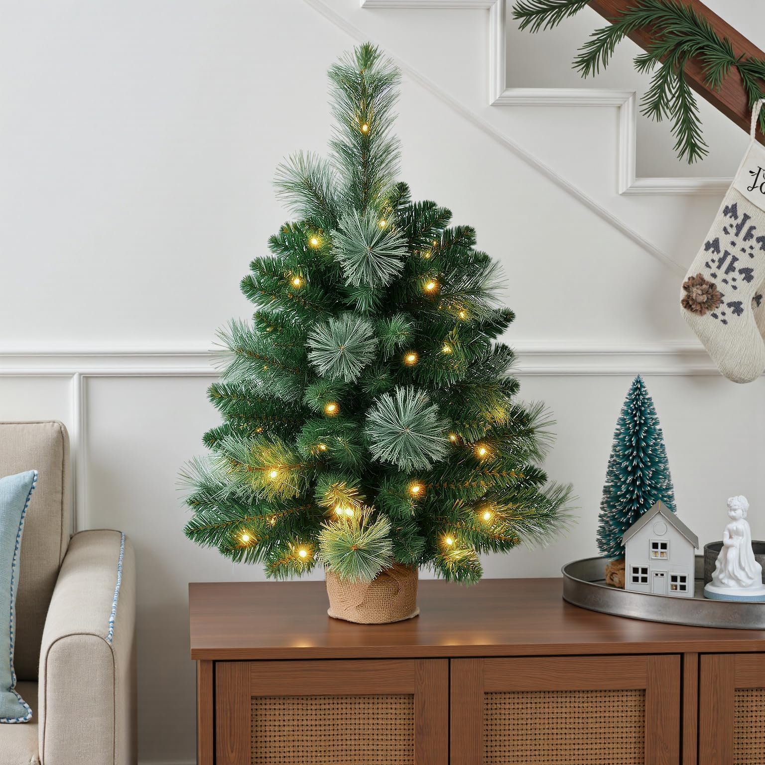 INSTREE CHRISTMAS comparaison hauteur, montre taille compacte idéale table