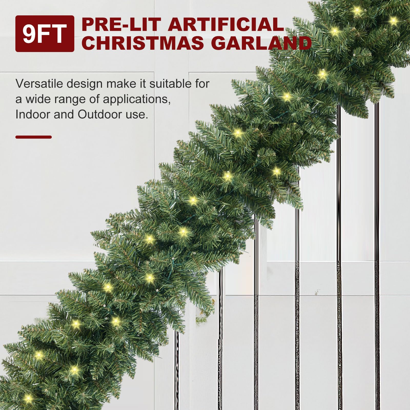 Éclairage LED bicolore INSTREE CHRISTMAS allumé pour ambiance chaleureuse ou colorée