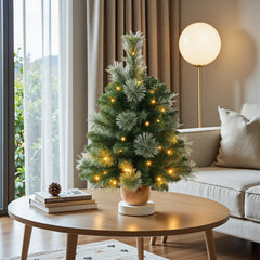 INSTREE CHRISTMAS éclairage LED allumé, diffuse blanc chaud et couleurs festives