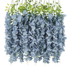 INSUNSIX vue du paquet de 12 guirlandes dusty blue, prêt à décorer