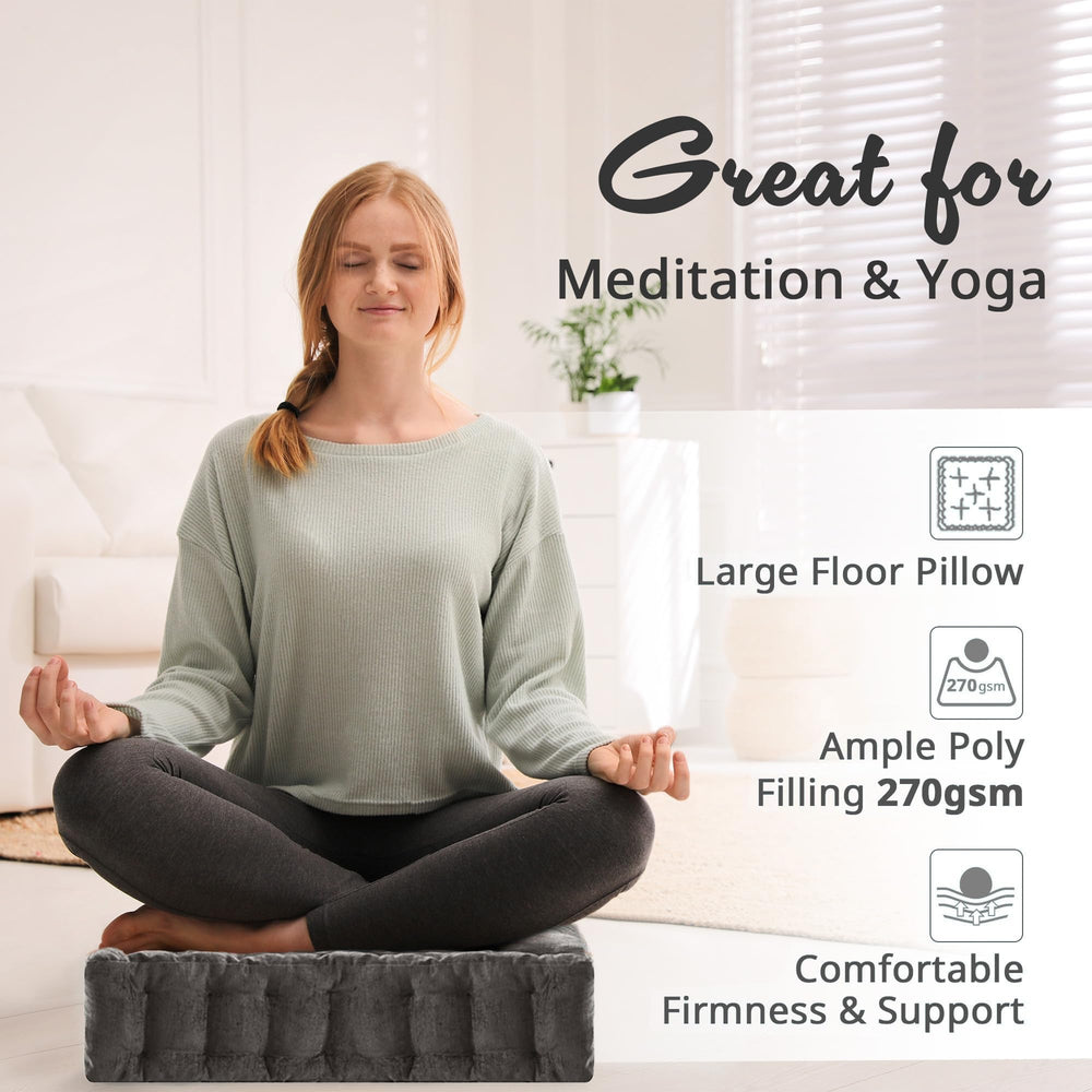 Intelligent Design coussin Azza utilisé en méditation pour posture stable