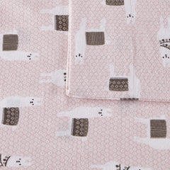 Intelligent Design taie d'oreiller pink llamas mettant en valeur le motif ludique pour enfants